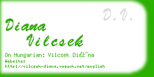 diana vilcsek business card